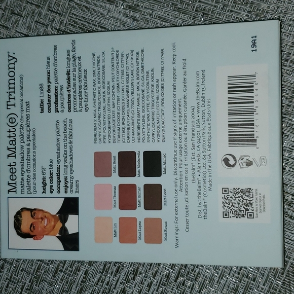 The Balm Meet Matt(e) Trimony eyeshadow palette - Picture 2 of 3